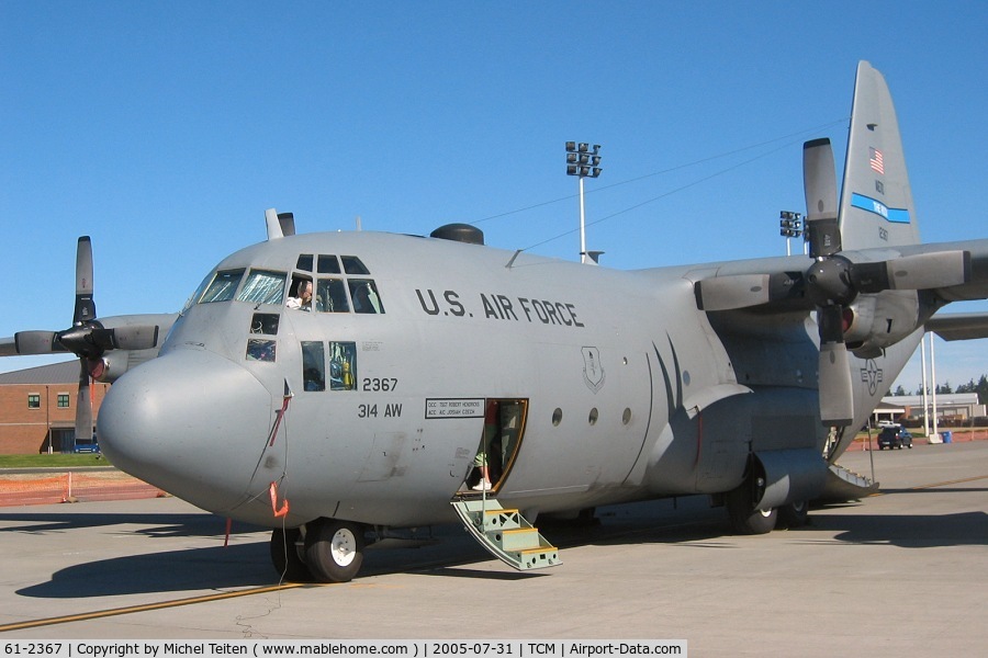 61-2367, 1961 Lockheed C-130E Hercules C/N 382-3712, 314th Airlift Wing