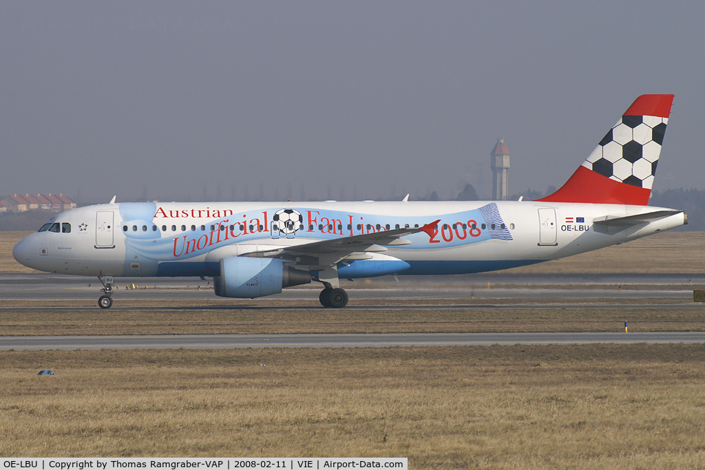 OE-LBU, 2001 Airbus A320-214 C/N 1478, Austrian Airlines Airbus A320