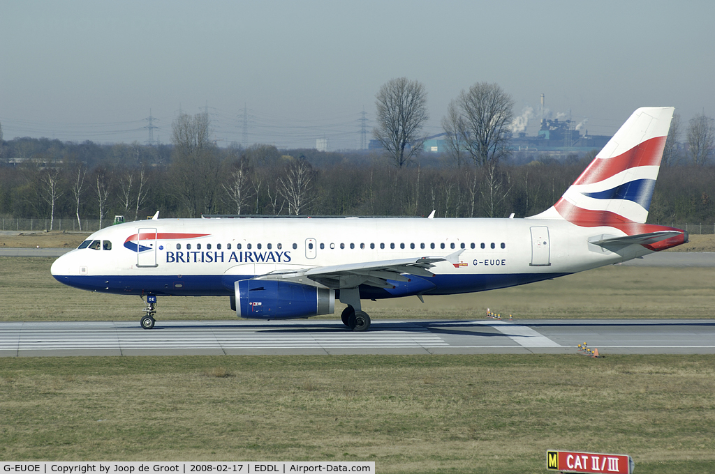 G-EUOE, 2001 Airbus A319-131 C/N 1574, cLEARED FOR TAKE OFF FROM 23l.