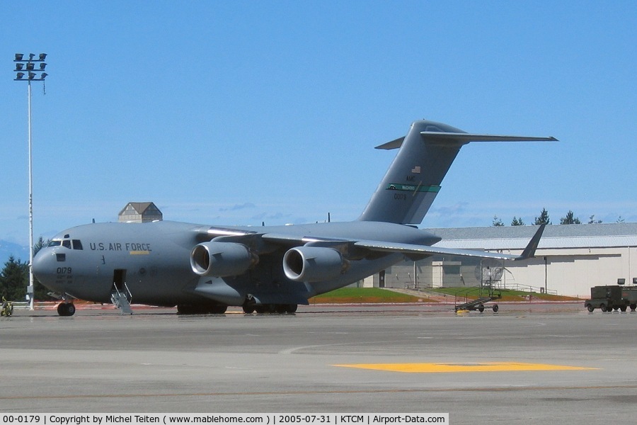 00-0179, 2000 Boeing C-17A Globemaster III C/N 50087/F086/P79, 62nd Airlift Wing