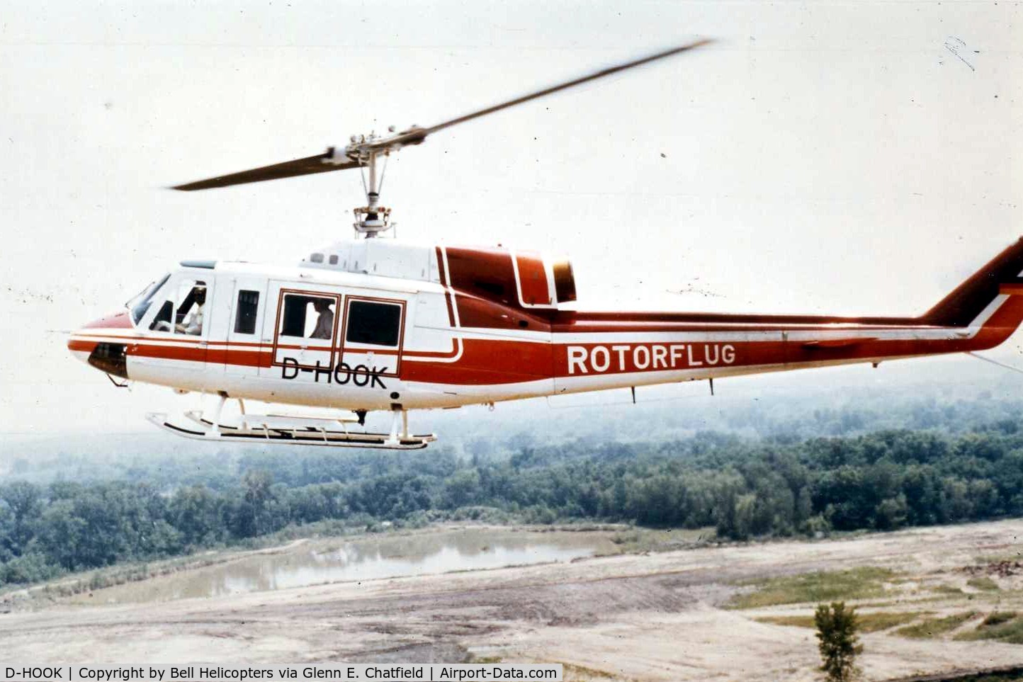 D-HOOK, Bell 205A-1 C/N 30206, Bell-supplied photo for my aircraft recognition course developed for the FAA