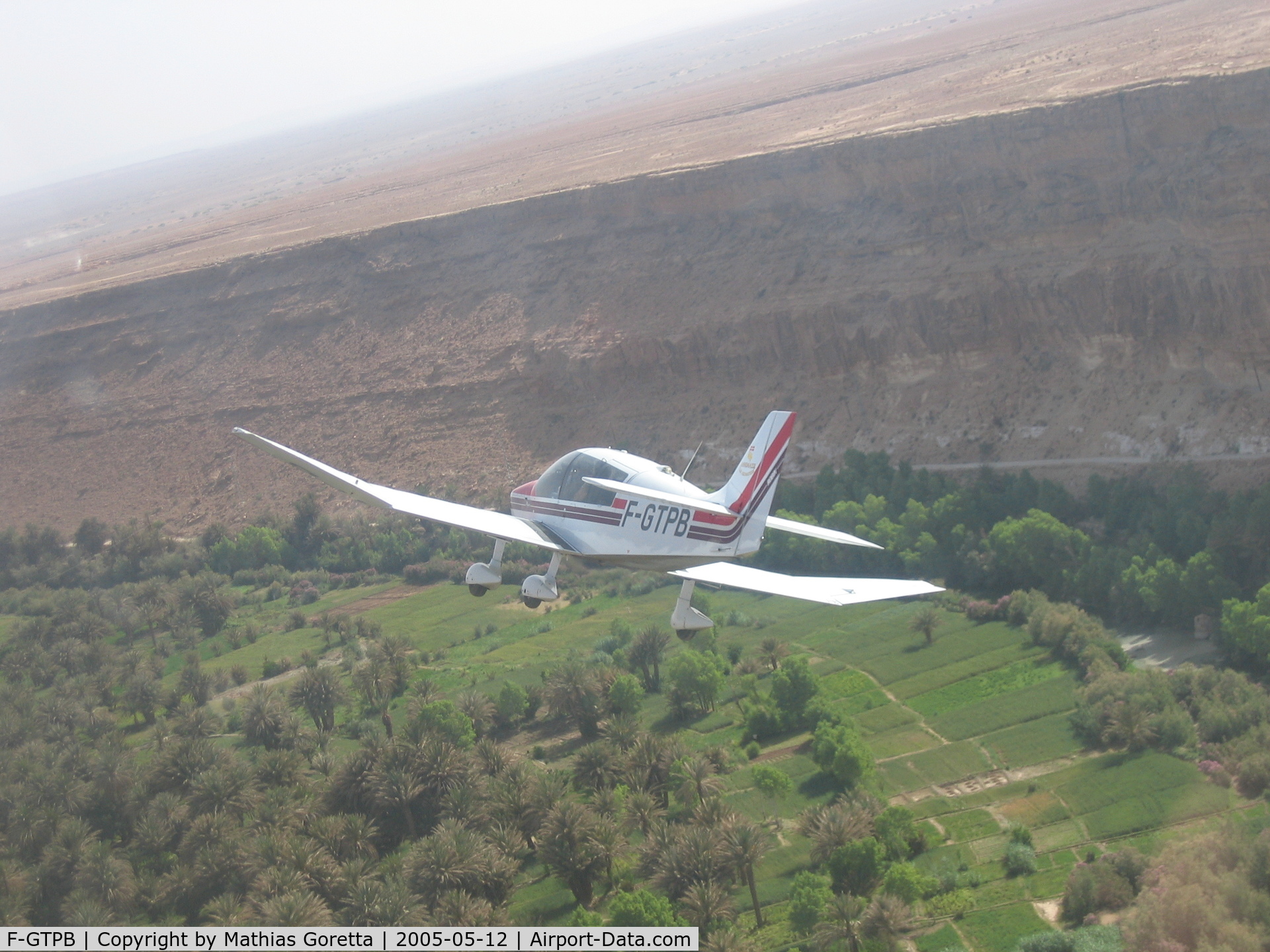 F-GTPB, Robin DR-400-180 Regent C/N 2406, In flight over Morocco