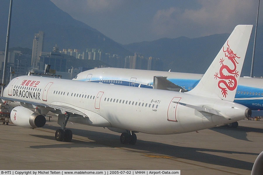 B-HTI, 2003 Airbus A321-231 C/N 2021, Dragonair