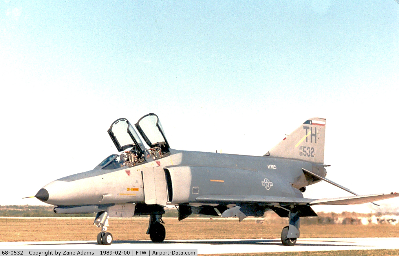 68-0532, 1968 McDonnell Douglas F-4E Phantom II C/N 3731, F-4E at Meacham Field - This aircraft went to Turkey as part of Peace Diamond IV in 1991