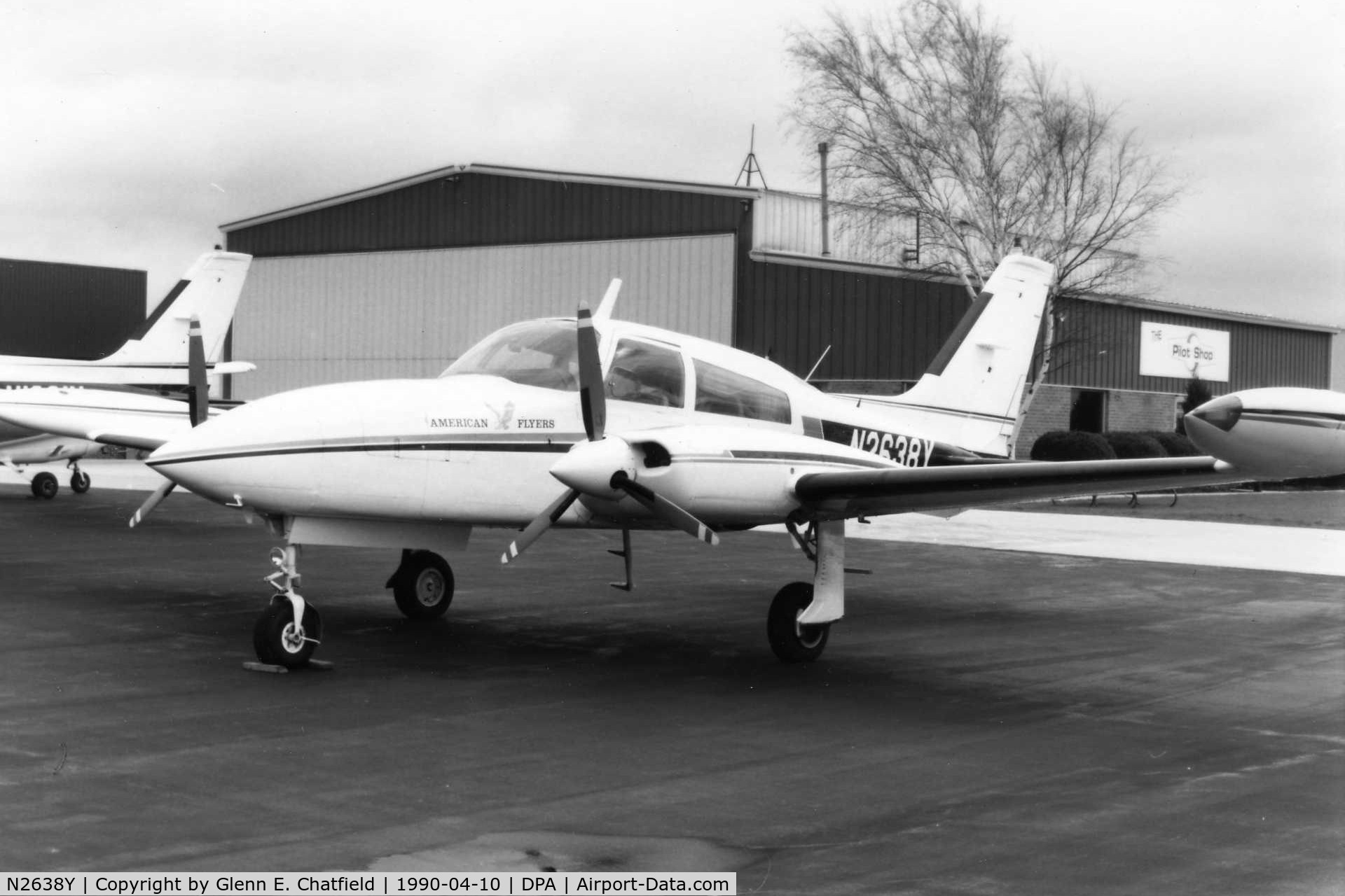 N2638Y, Cessna 310R C/N 310R1667, Photo taken for aircraft recognition training.