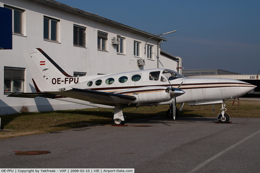 OE-FPU, 1980 Cessna 414A Chancellor C/N 414A-0505, Cessna 414