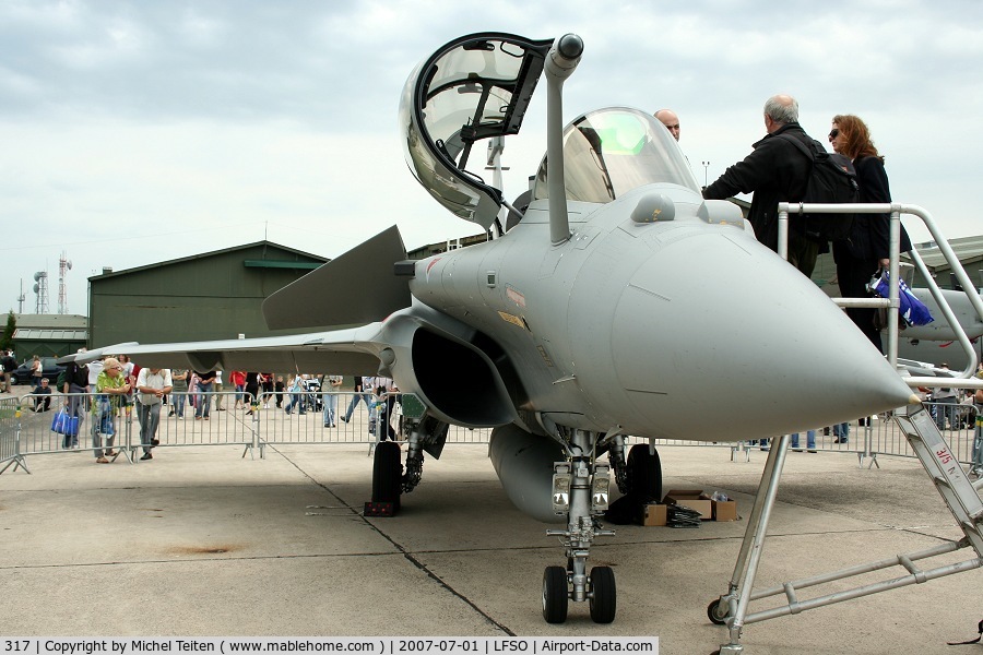 317, Dassault Rafale B C/N 317, Escadron de Chasse 1/7 Provence from Armee de l'Air