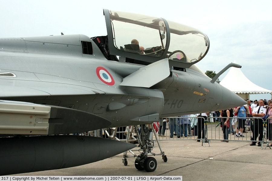 317, Dassault Rafale B C/N 317, Escadron de Chasse 1/7 Provence from Armee de l'Air