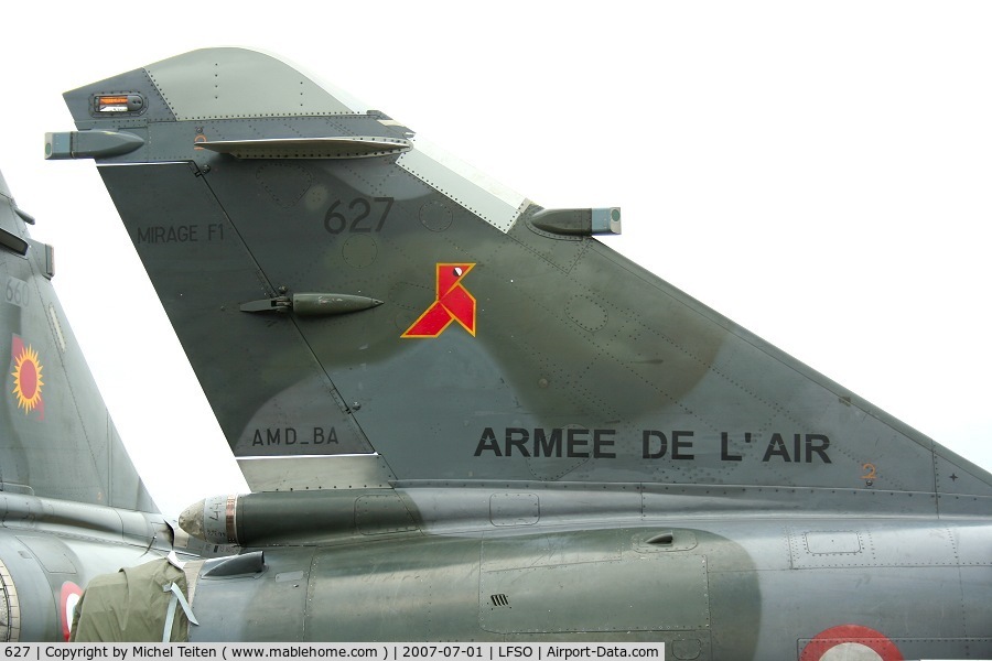 627, Dassault Mirage F.1CR C/N 429, Escadron de Reconnaissance 2/33 