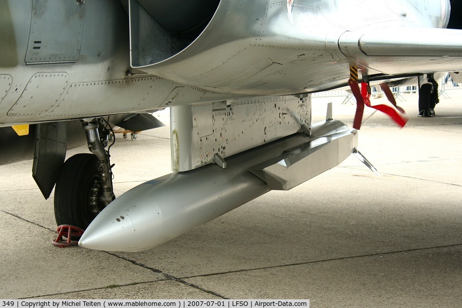 349, Dassault Mirage 2000N C/N 306, ASMP nuclear missile - Escadron de Reconnaissance 2/33 