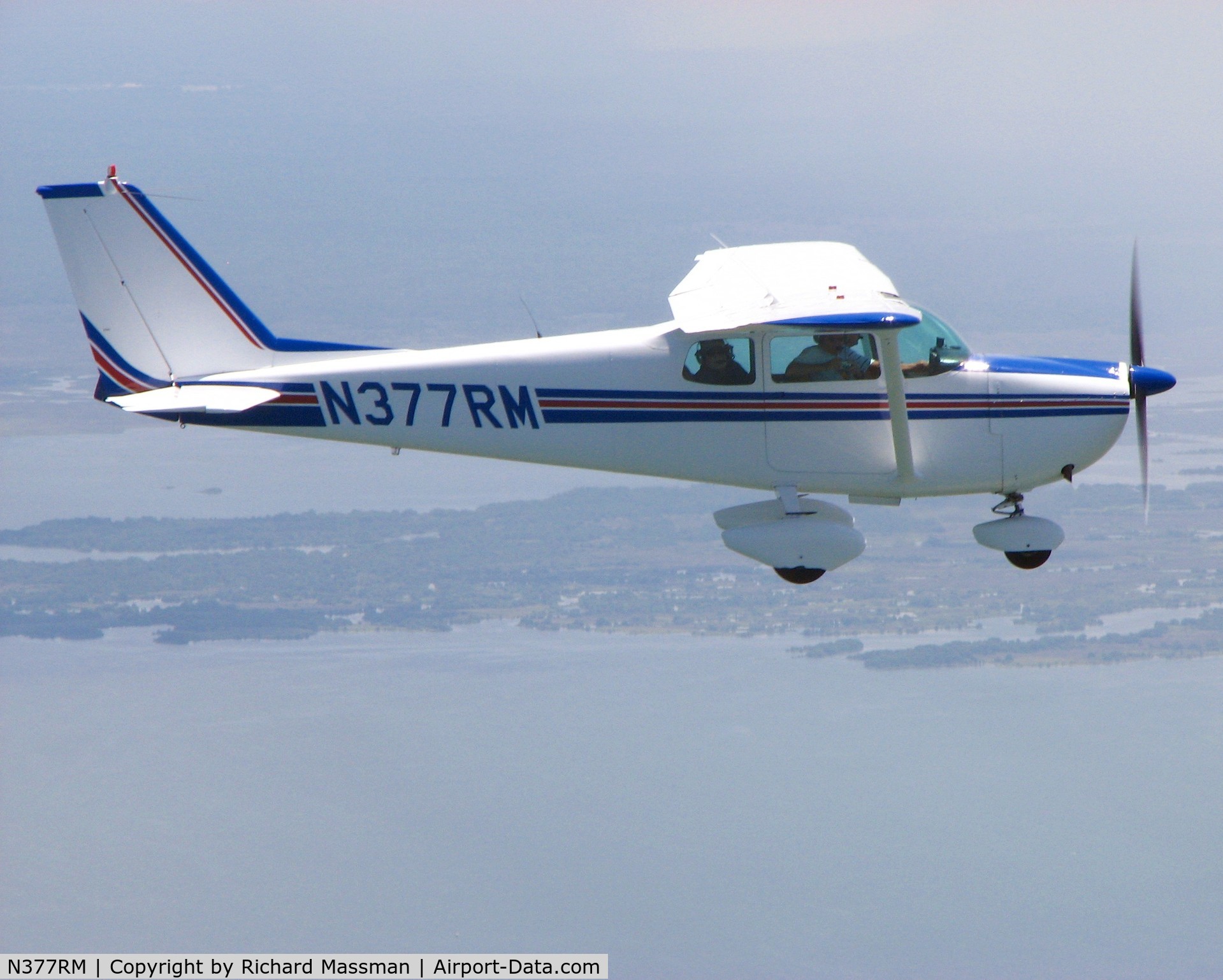 N377RM, 1960 Cessna 175A Skylark C/N 56713, Formation flight to Cedar Key, Florida