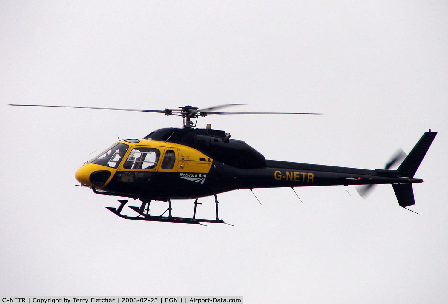 G-NETR, 1982 Aerospatiale AS-355F-1 Ecureuil 2 C/N 5164, This Helicopter is operated by Railway Company , Network Rail and is used, amongst other duties,  for quick response to major incidents