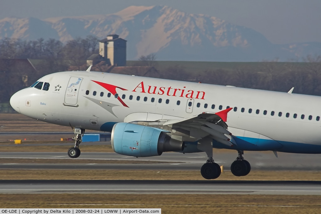 OE-LDE, 2005 Airbus A319-112 C/N 2494, glose up Austrian A319