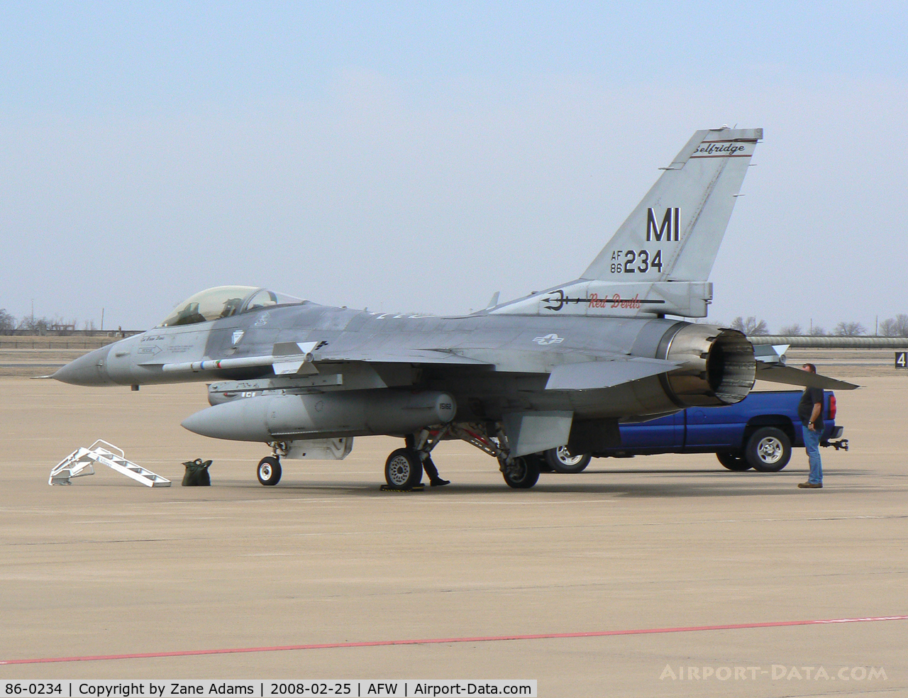 86-0234, 1986 General Dynamics F-16C Fighting Falcon C/N 5C-340, At Alliance Ft Worth