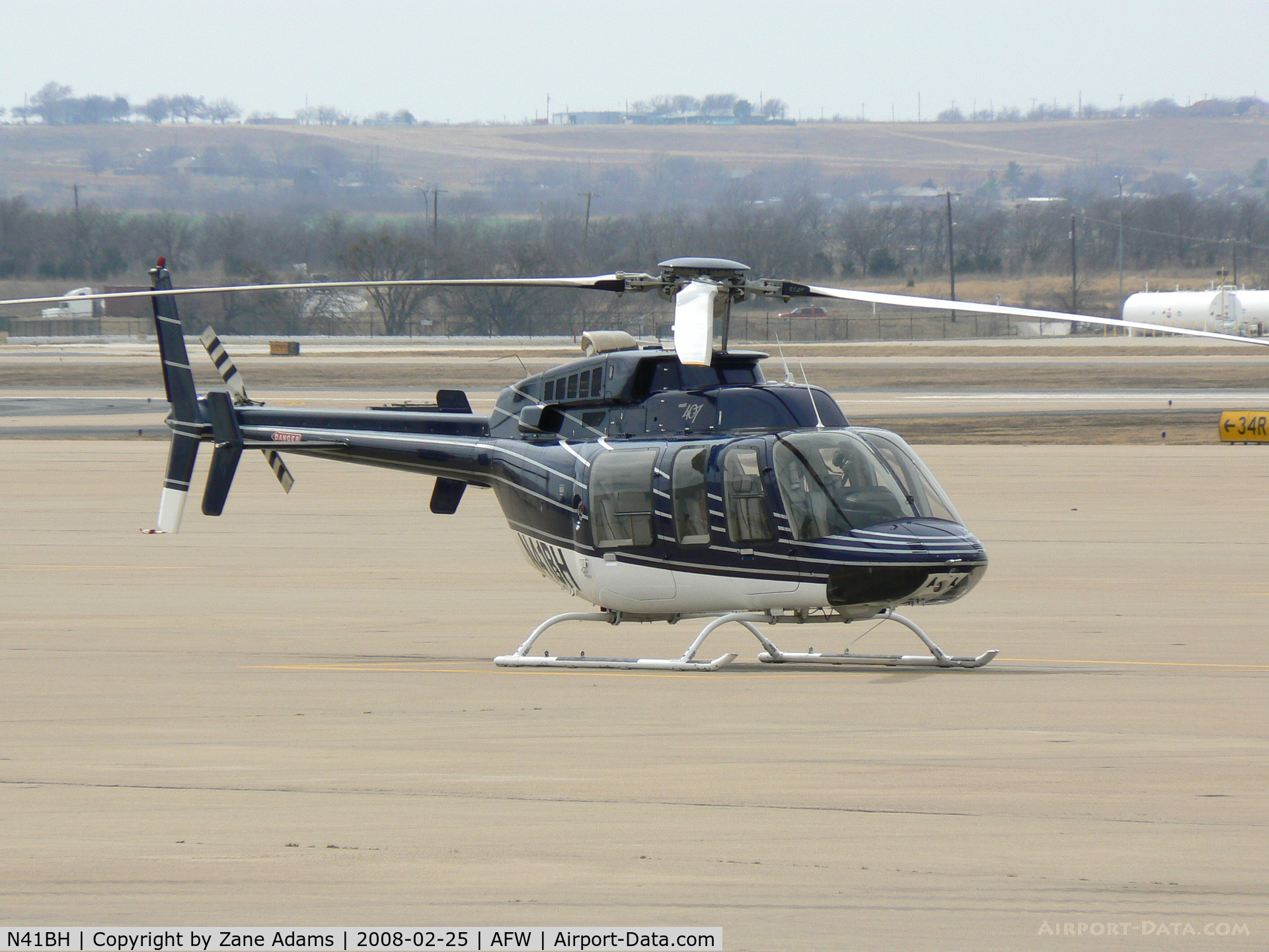 N41BH, 1997 Bell 407 C/N 53183, 407 on the Bell Helicopter Ramp
