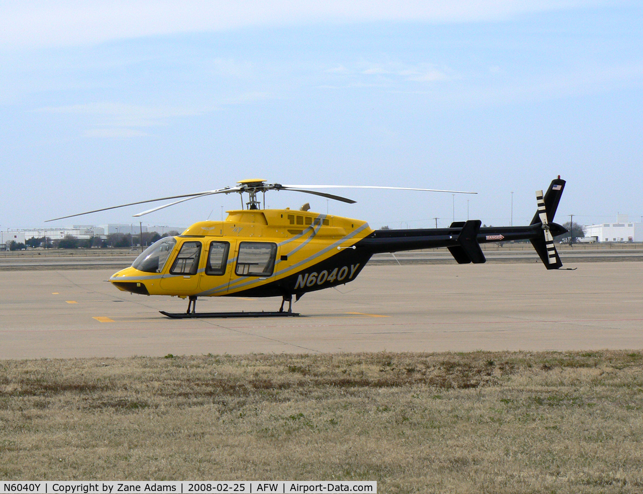 N6040Y, 1999 Bell 407 C/N 53371, 407 on the Bell Helicopter Ramp