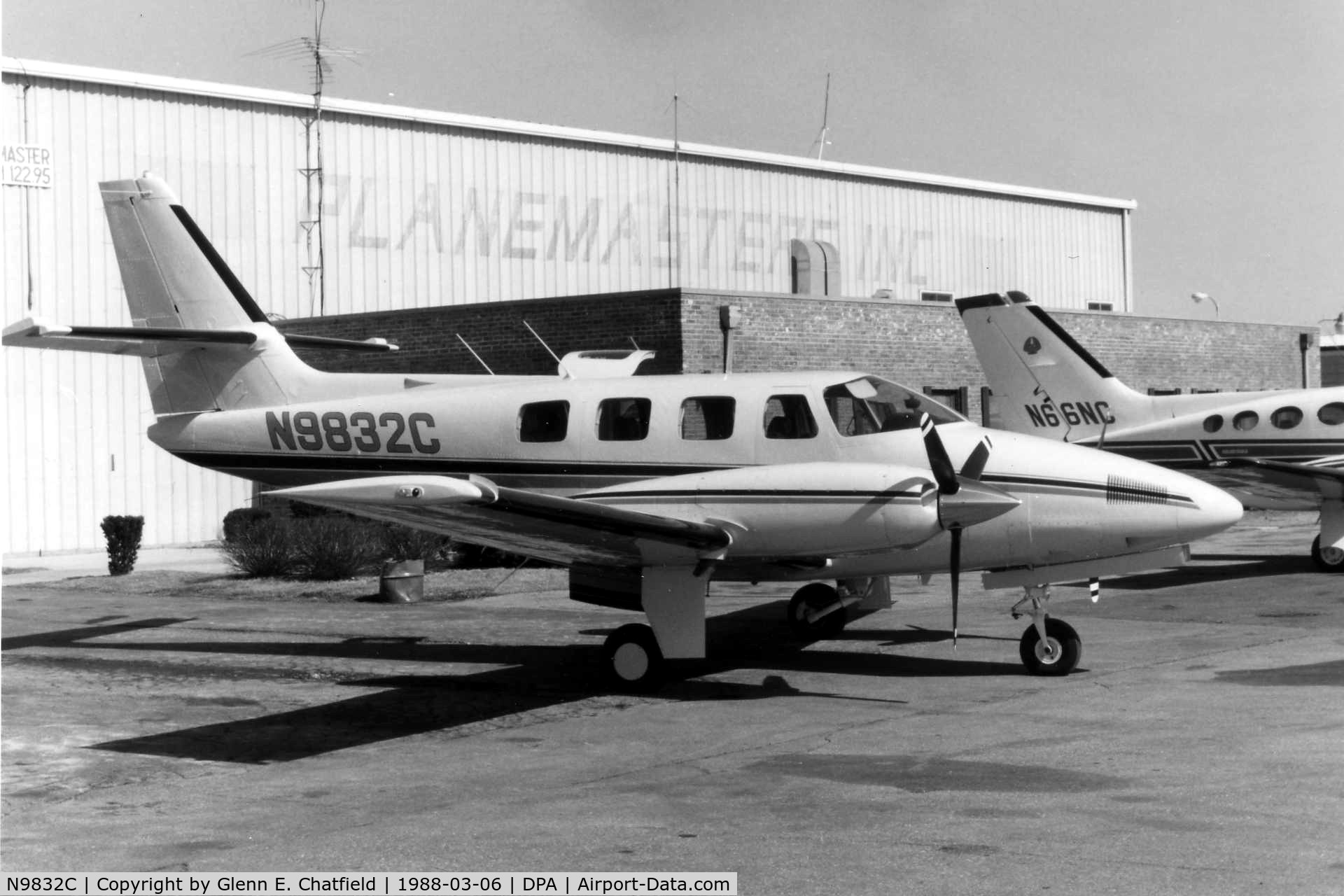 N9832C, Cessna T303 Crusader Crusader C/N Not found N9832C, Photo taken for aircraft recognition training.  Cessna 303 Crusader