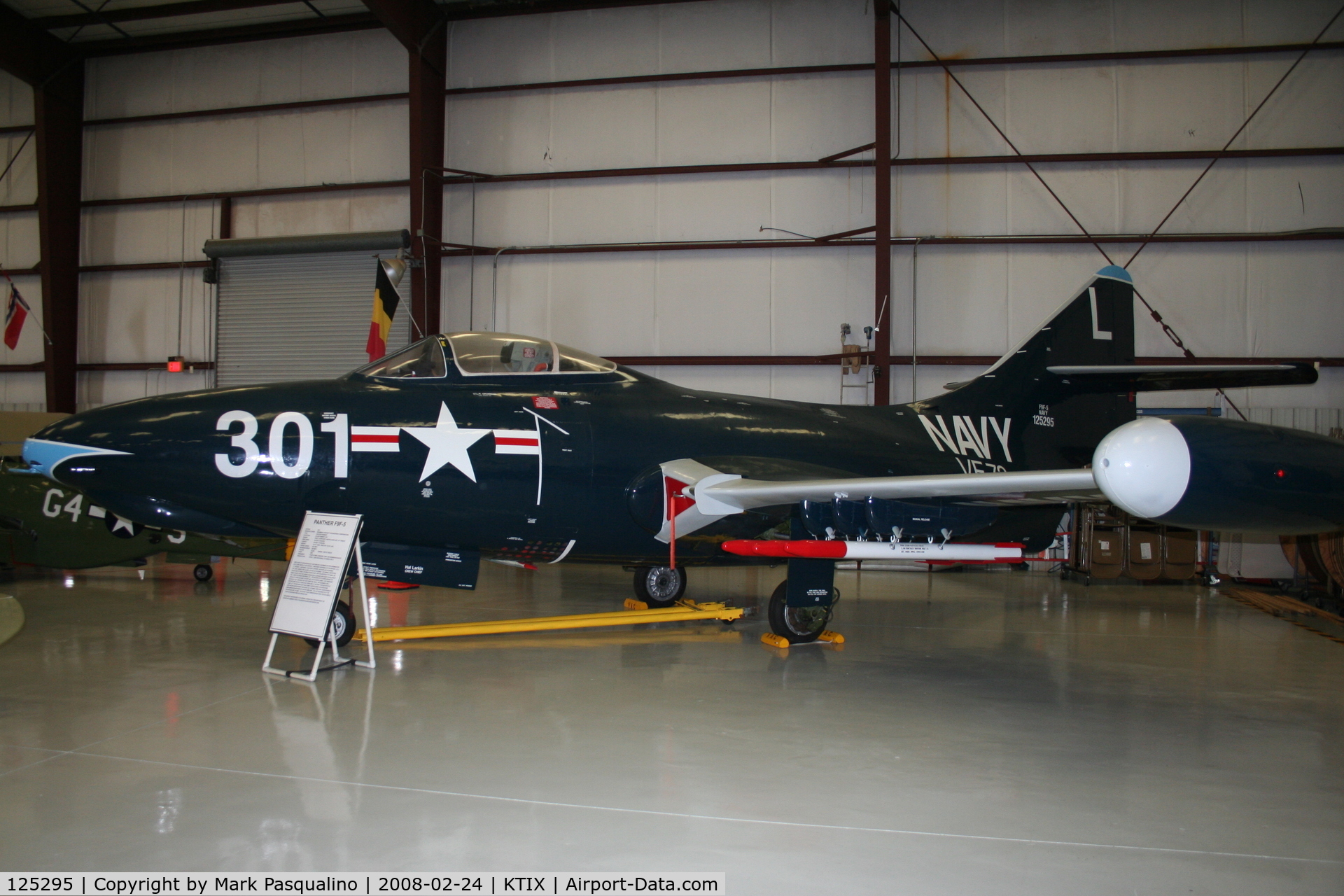 125295, Grumman F9F-5 Panther C/N Not found 125295, Grumman F9F-5