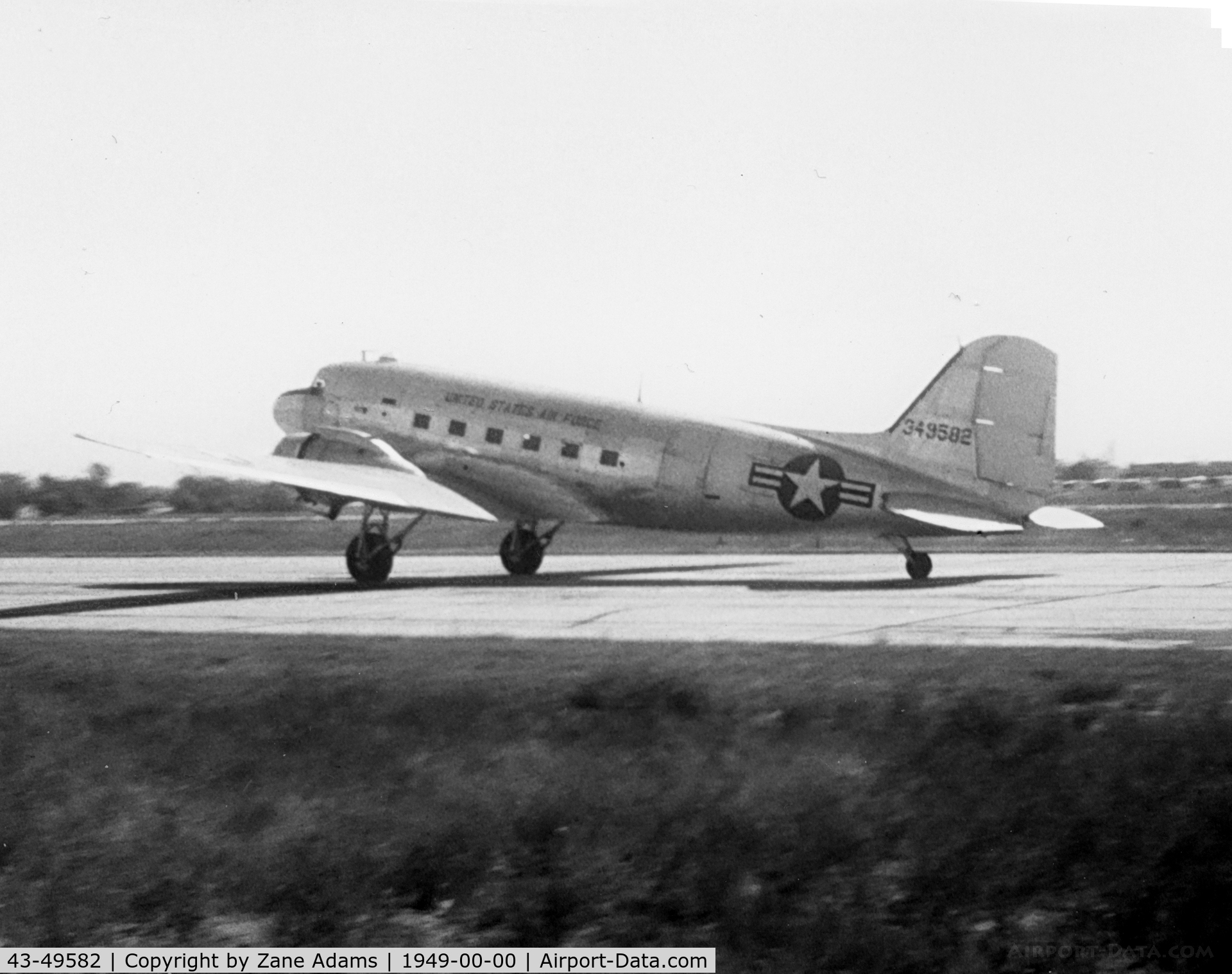 43-49582, 1943 Douglas C-47B Skytrain C/N 15398, USAF C-47B at the Former Lowry AFB - Denver, CO