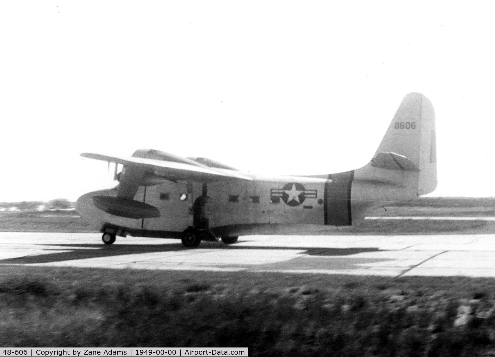 48-606, Grumman SA-16A Albatross C/N G-24, SA-16A at Lowry AFB - Denver, CO - this airplane was transfered Taiwan AF  as 11021; shot down Jan 9, 1966 by Chinese AF MiGs whilst on rescue mission (transporting defectors)