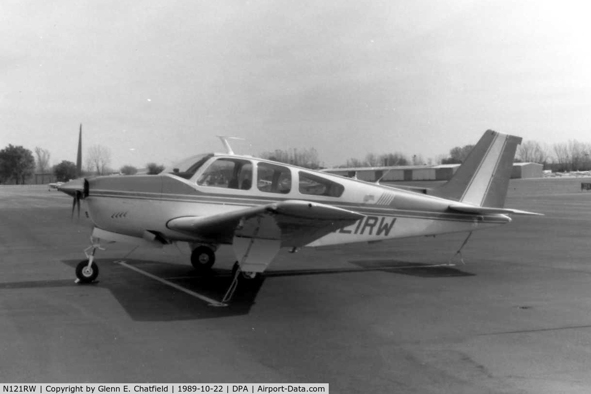 N121RW, 1970 Beech F33A Bonanza C/N CE-296, Photo taken for aircraft recognition training.