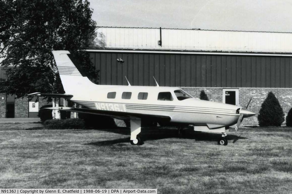 N9136J, 1998 Aerostar International Inc RX 8 C/N RX8-3280, Photo taken for aircraft recognition training.  Ex-N9136J, Piper Malibu