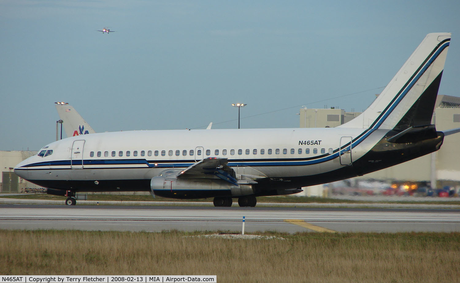 N465AT, 1978 Boeing 737-2L9 C/N 21528, Sky King B737 arrives Maimi in Feb 2008