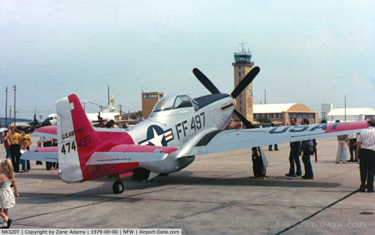 N6320T, 1962 North American P-51D Mustang C/N 122-41037, P-51D at Carswell AFB (Owned by Johnny Rutherford at the time)
