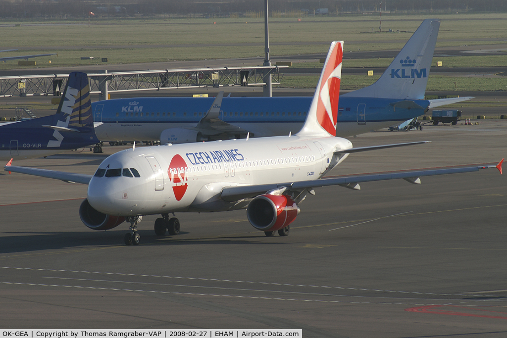 OK-GEA, 2001 Airbus A320-214 C/N 1439, CSA - Czech Airlines Airbus A320