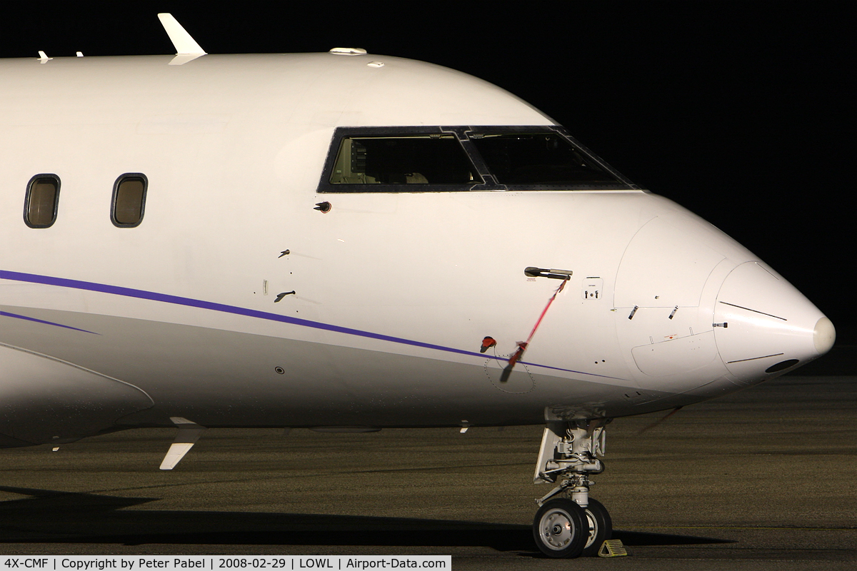 4X-CMF, 2001 Canadair Challenger 604 (CL-600-2B16) C/N 5522, Nice visitor @ lowl