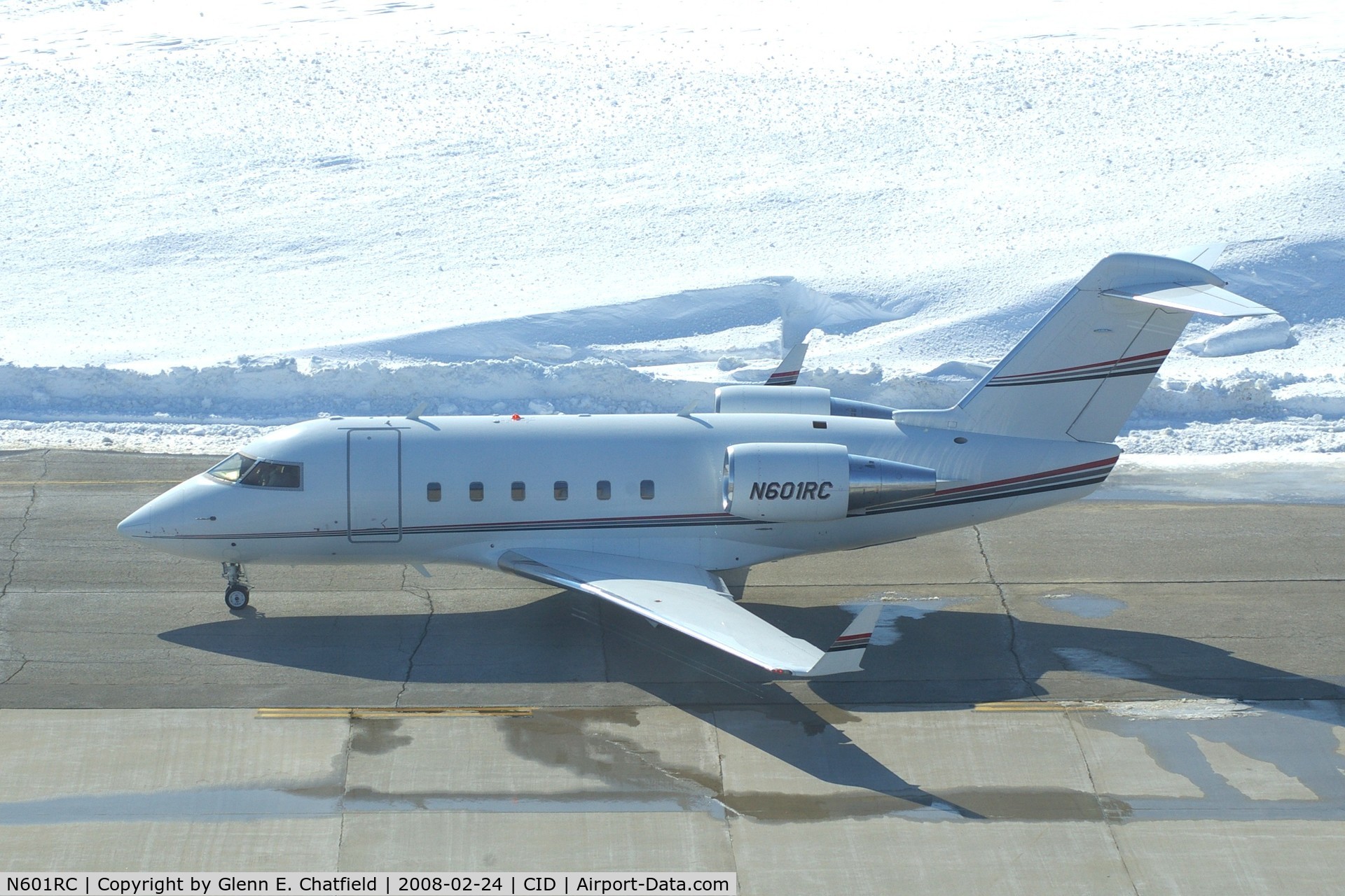 N601RC, 1986 Canadair Challenger 601 (CL-600-2A12) C/N 3055, One of Rockwell-Collins' planes