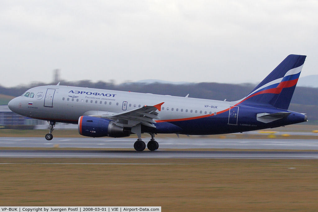 VP-BUK, 2007 Airbus A319-112 C/N 3281, Airbus A319-111