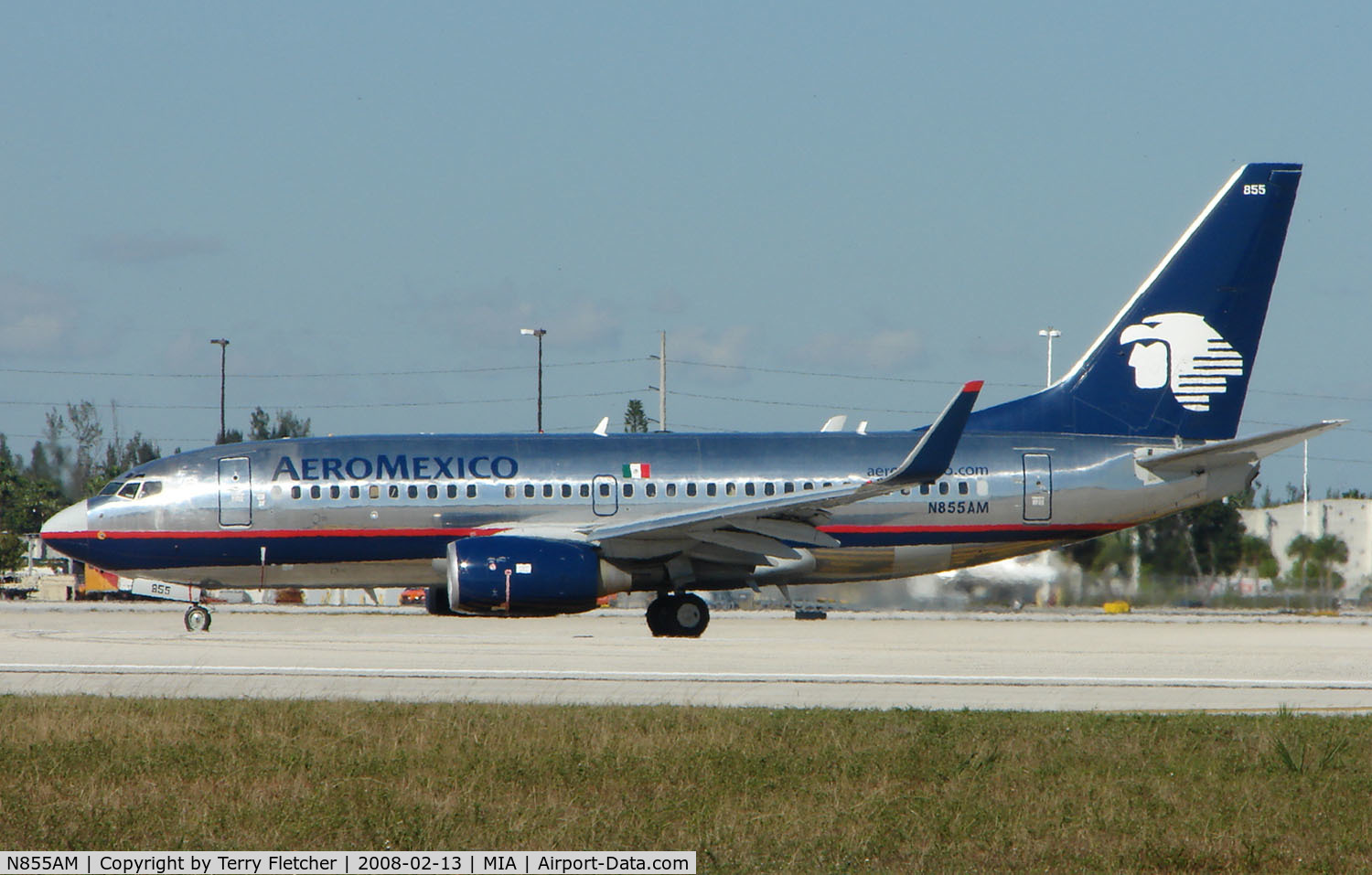 N855AM, 2004 Boeing 737-752 C/N 33792, After its delivery in 2004 this Aeromexico B737 originally flew as XA-KAM