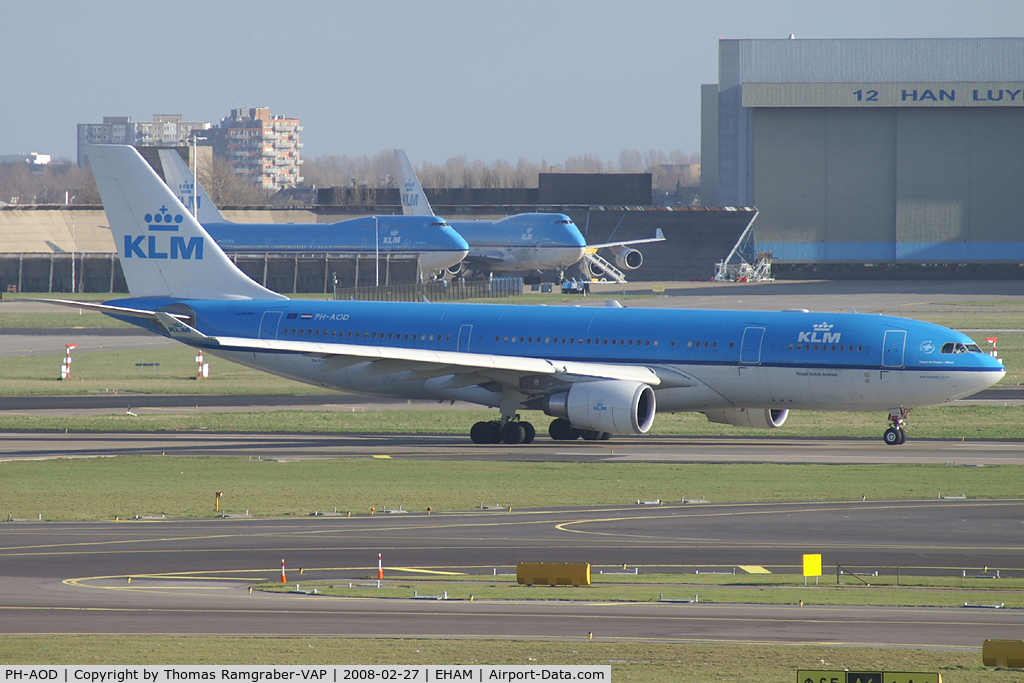 PH-AOD, 2006 Airbus A330-203 C/N 738, KLM - Royal Dutch Airlines Airbus A330-200