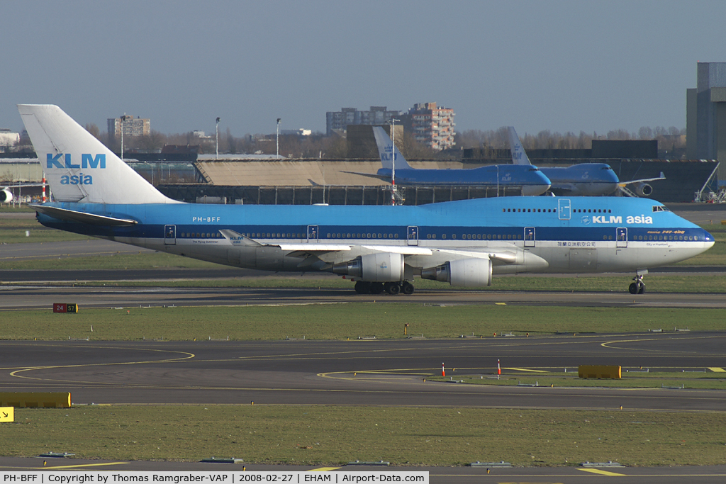 PH-BFF, 1990 Boeing 747-406BC C/N 24202, KLM - Royal Dutch Airlines Boeing 747-400