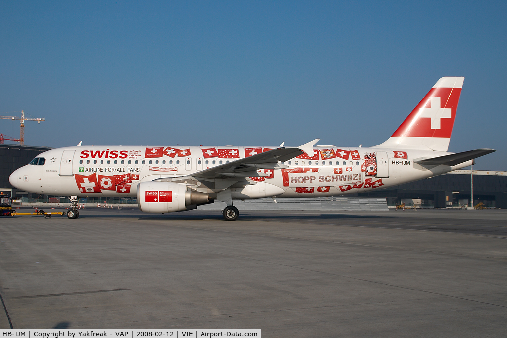 HB-IJM, 1996 Airbus A320-214 C/N 635, Swiss Airbus 320