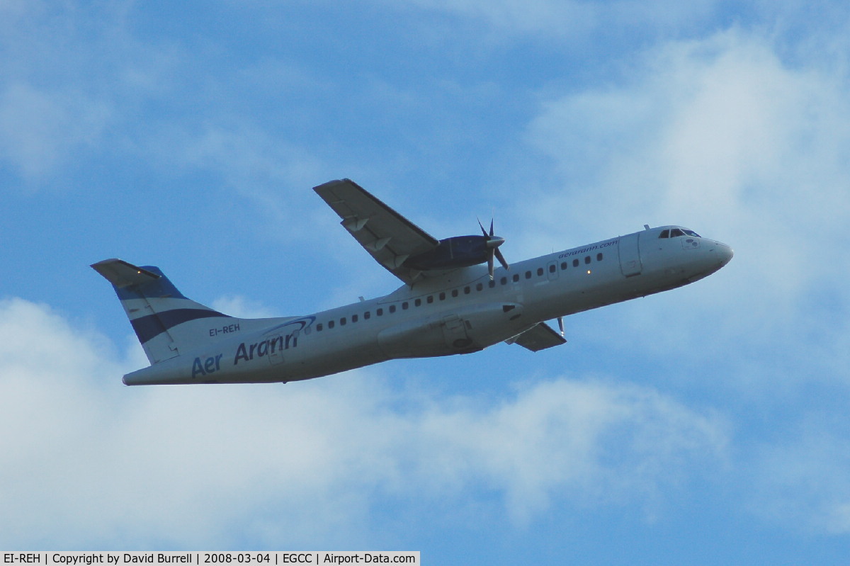 EI-REH, 1991 ATR 72-202 C/N 260, Aer Arann - Taking Off