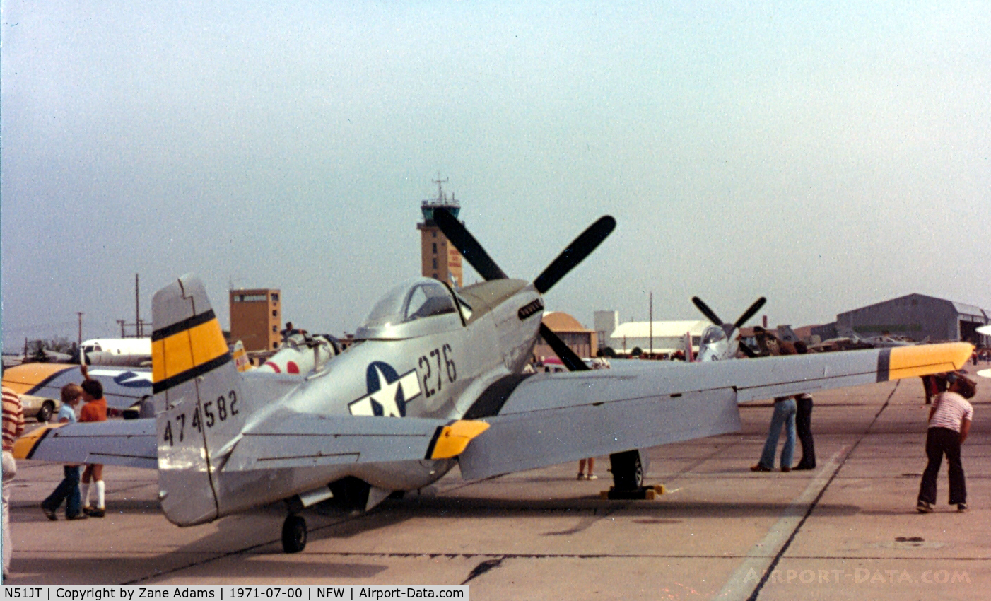 N51JT, 1946 North American P-51D Mustang C/N 122-41122 (44-74582), At Carswell AFB airshow