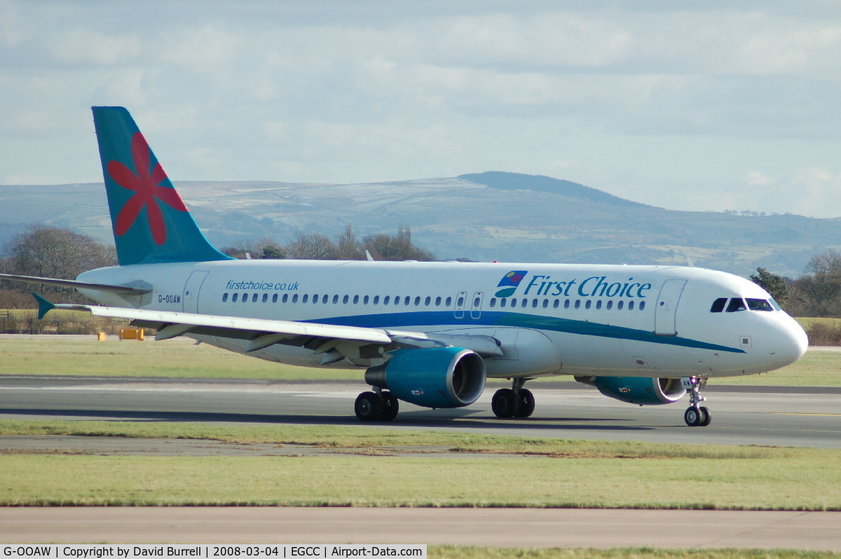 G-OOAW, 2002 Airbus A320-214 C/N 1777, First Choice - Taxiing