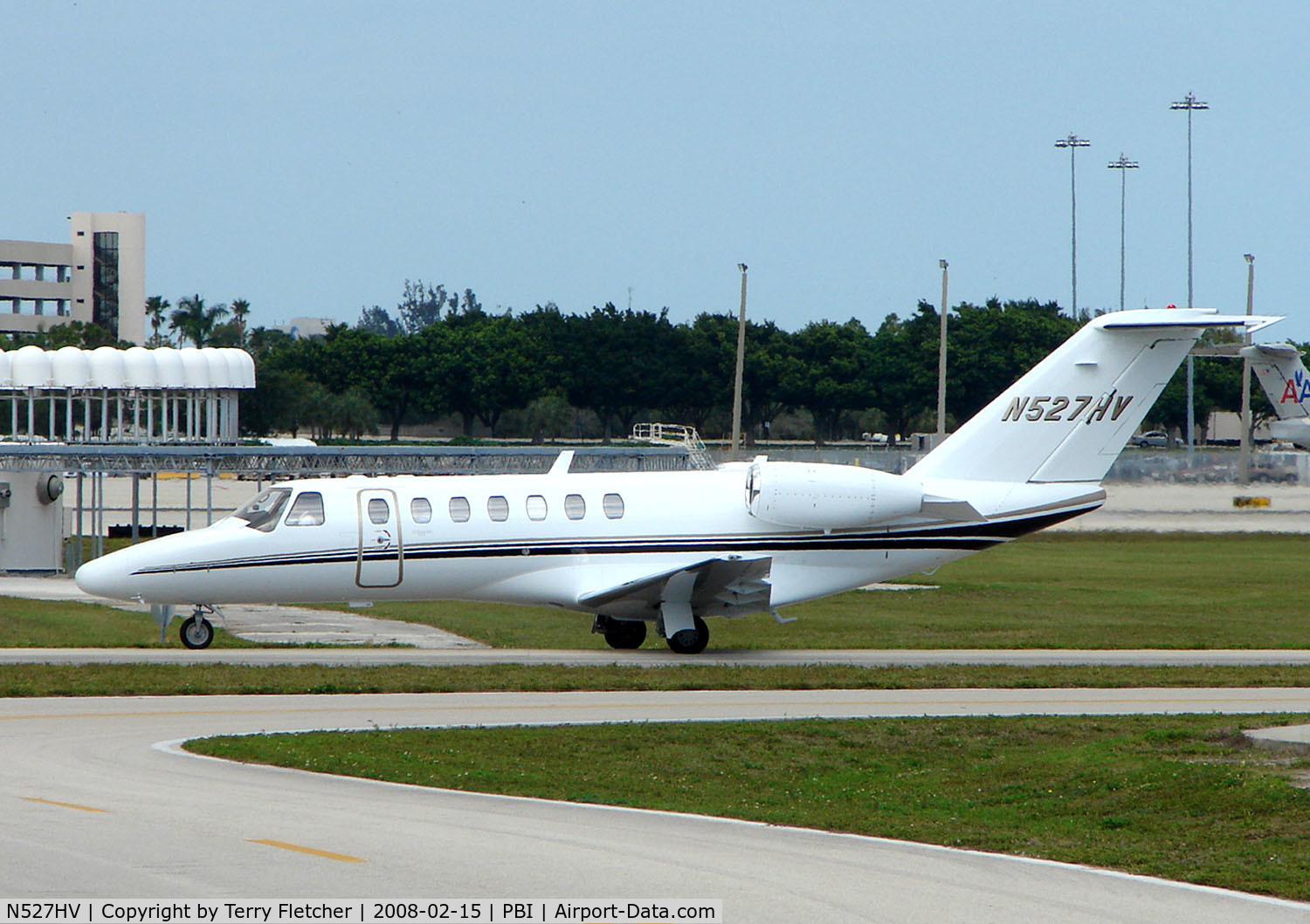 N527HV, 2008 Cessna 525B CitationJet CJ3 C/N 525B0213, The business aircraft traffic at West Palm Beach on the Friday before President's Day always provides the aviation enthusiast / photographer with a treat