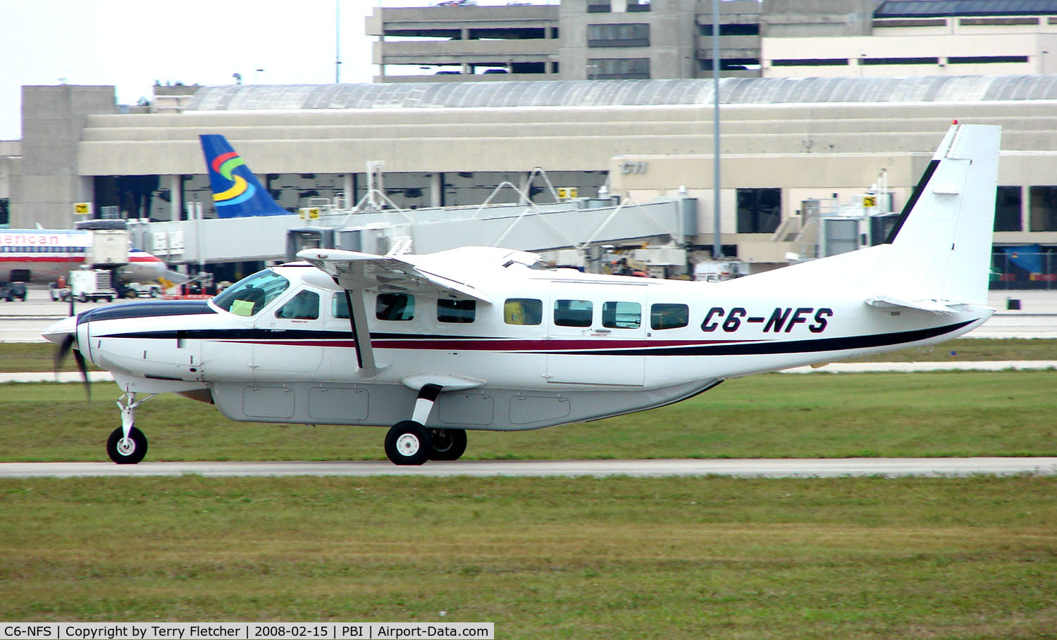 C6-NFS, Cessna 208B Caravan C/N 208B0994, Bahamas registered Cessna Caravan at West Palm Beach