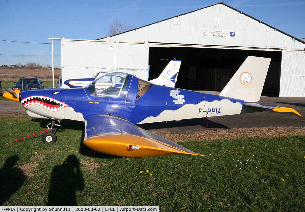 F-PPIA, Chasle LMC-1 C/N 04, Aircraft built by Airbus student and based at LFCL...