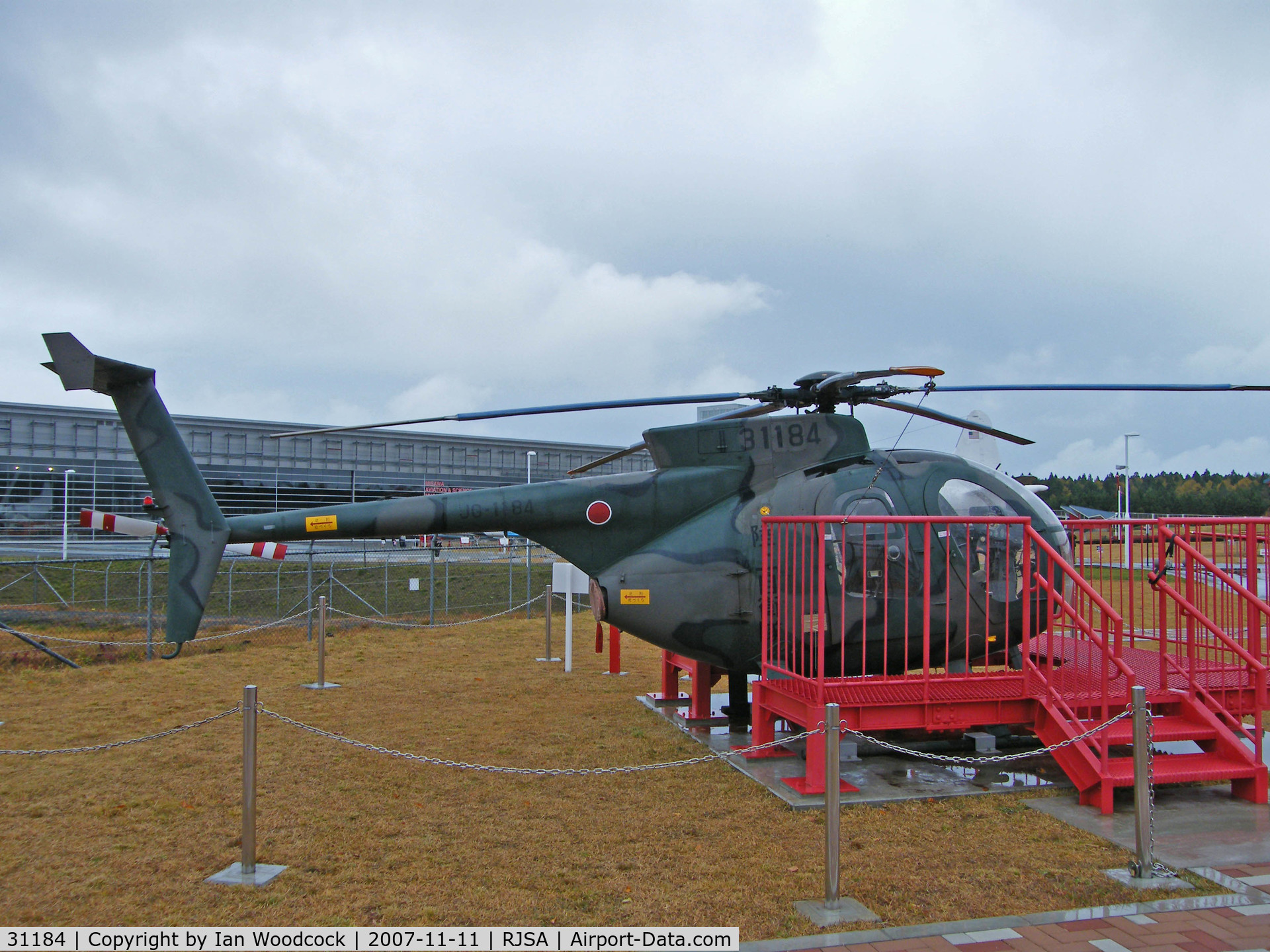 31184, Hughes (Kawasaki) OH-6D (369D) C/N 6490, Kawasaki OH-6D/Misawa-Aomori/Preserved
