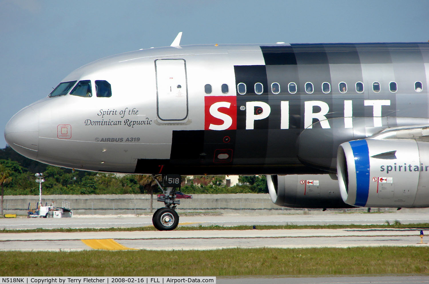 N518NK, 2006 Airbus A319-132 C/N 2718, Spirit A319 ' Spirit of the Dominican Republic '
