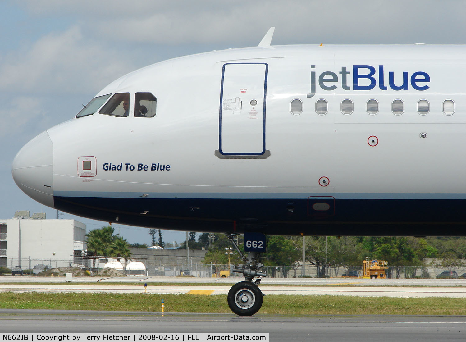 N662JB, 2007 Airbus A320-232 C/N 3263, Jetblue A320 ' Glad to be Blue '