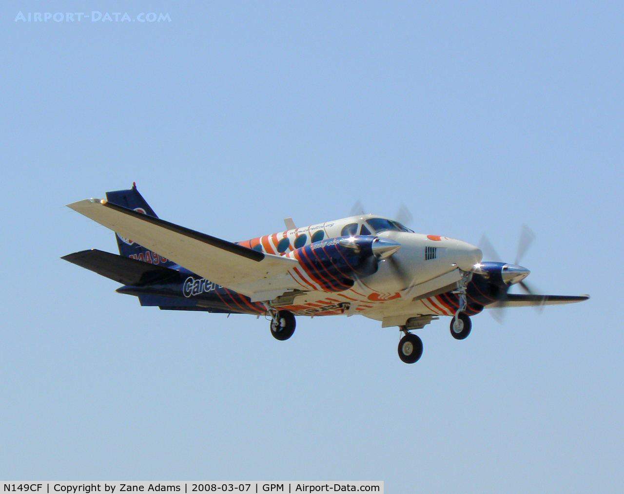 N149CF, 1980 Beech C90 King Air C/N LJ-925, At Grand Prairie Municipal