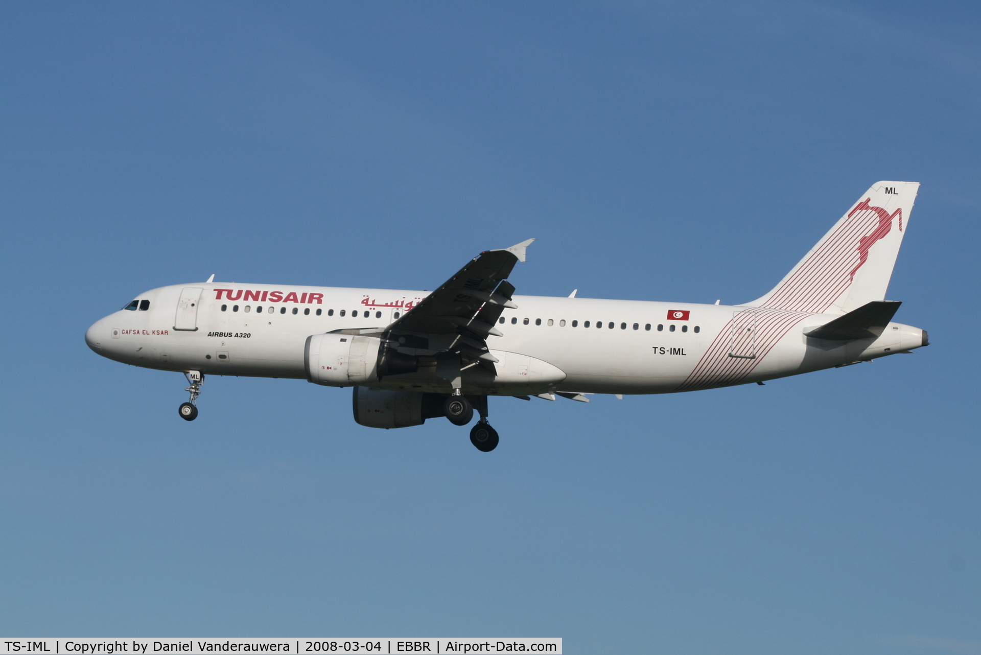 TS-IML, 1999 Airbus A320-211 C/N 0958, arrival of 