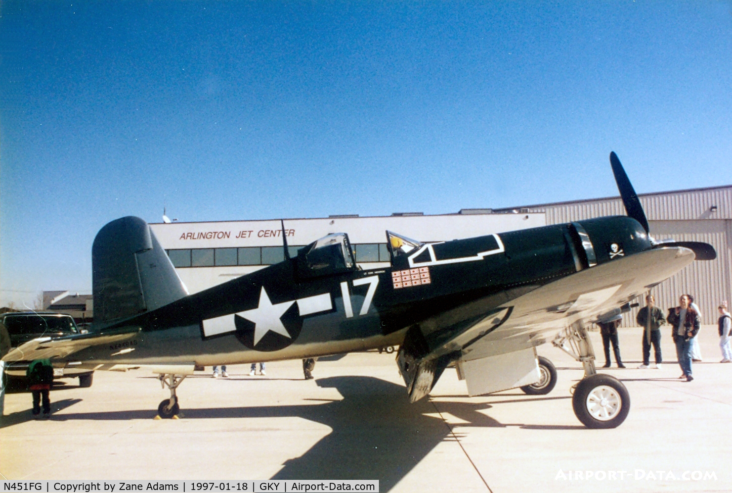 N451FG, 1945 Goodyear FG-1D Corsair C/N 3660, Corsair at Arlington, TX