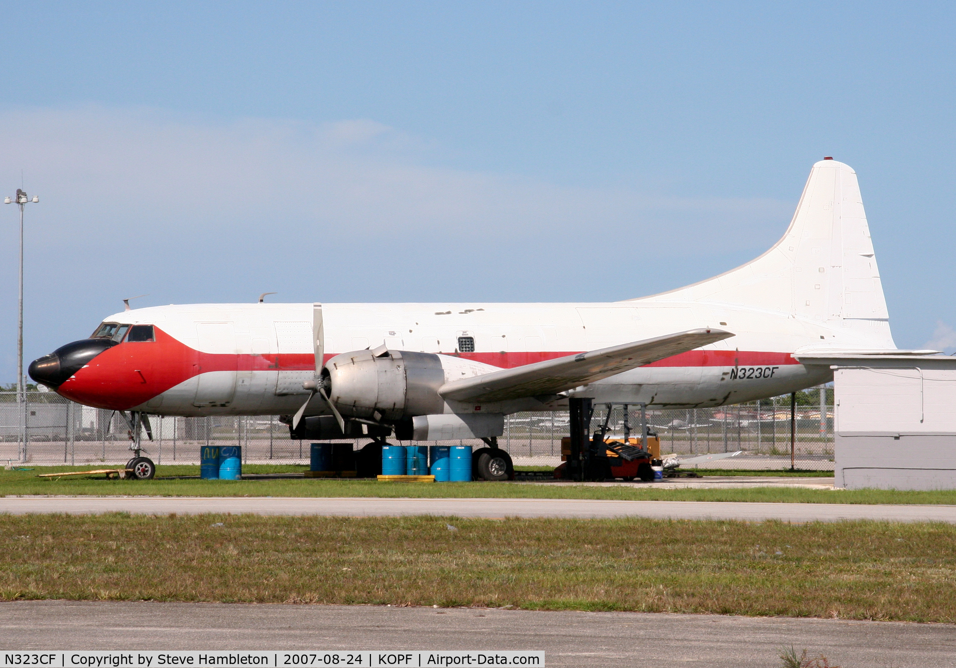 N323CF, 1985 Convair 440 Metropolitan C/N 323, Convair 440 at Opa Locka, FL