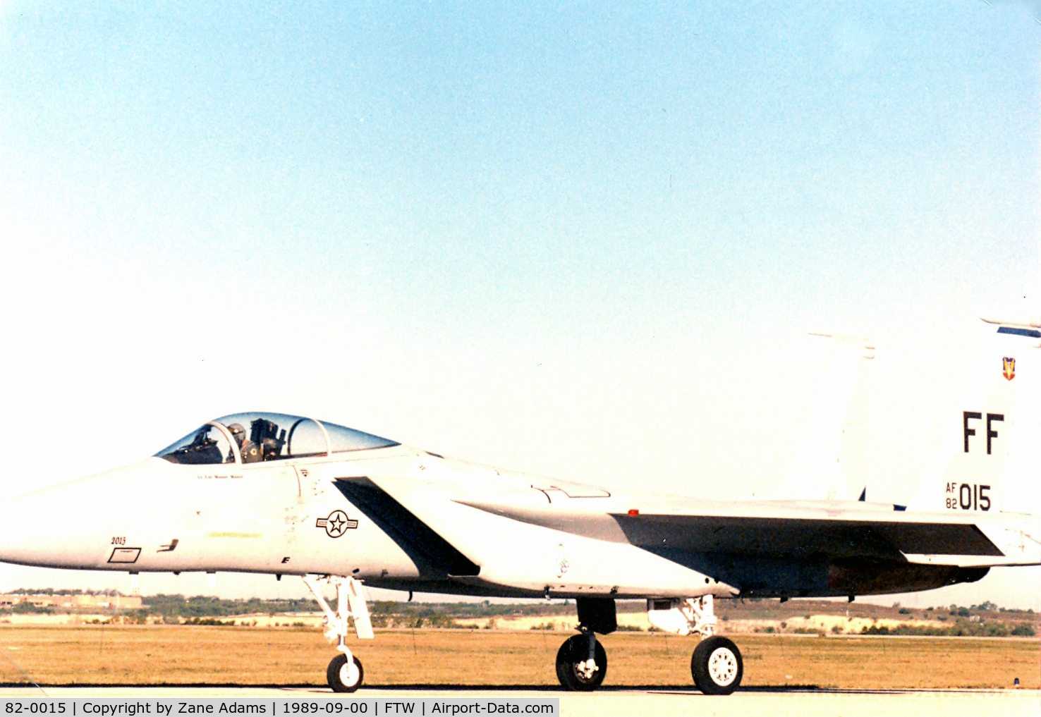 82-0015, 1982 McDonnell Douglas F-15C Eagle C/N 0828/C246, Demo ship at Ft. Worth Airshow 1989